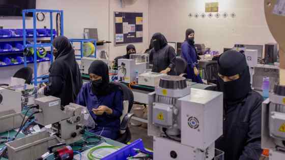 The Saudi factories powered by women